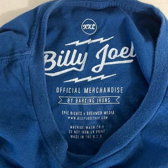Billy Joel 2016 Concert Tee Shirt Official Merchandise - Picture 5 of 7